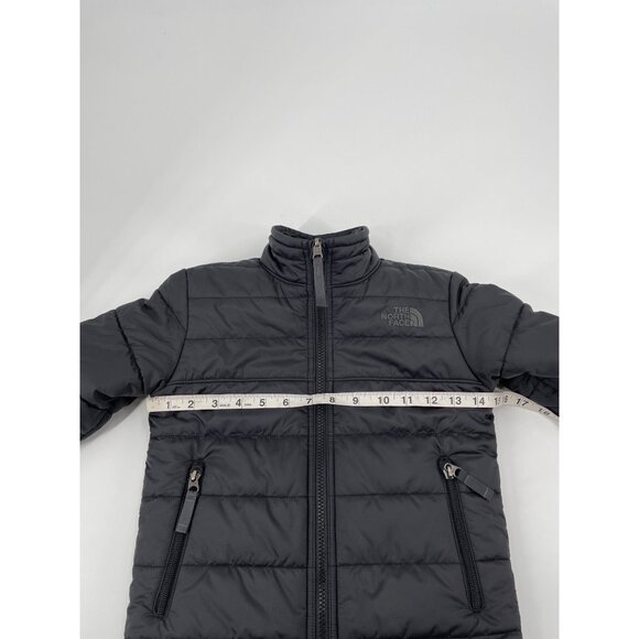 The North Face Mount Chimborazo Reversible Fleece Jacket Boys XXS Black Puffer - Picture 10 of 11